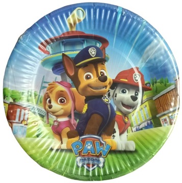 Papierowe Talerzyki Psi Patrol 10szt. w230
