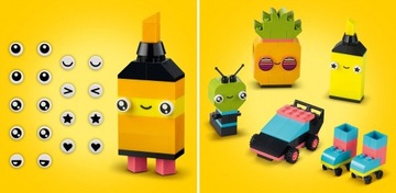 LEGO CLASSIC Творческое развлечение с неоновыми цветами