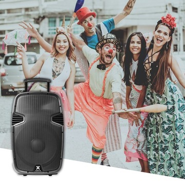 Активный динамик 15 дюймов BT 700 Вт MP3 2 микрофона UHF USB