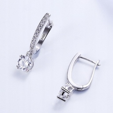 серьги из 18-каратного белого золота
