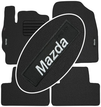 Mazda CX-7 2006-2009 Welurowe z NAPISEM