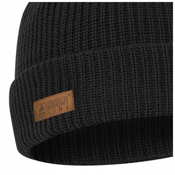 Czapka beanie zimowa Helikon Merino Wanderer czarna