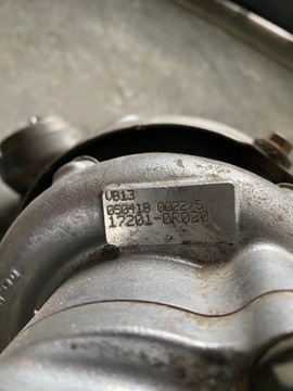 TURBINA TURBOSPRĘŻARKA TOYOTA AVENSIS T25 2.2 D4D