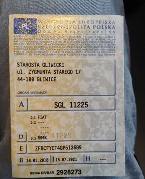 Fiat 500X 2016 Fiat 500X 2016r, 2.4 LPG. 4x4. AUTOMAT. Uszkodzony prawy przod. Jezdzi., zdjęcie 25