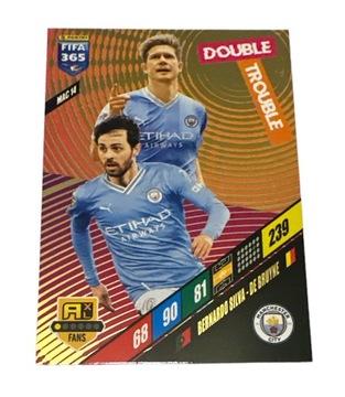Fifa 365 2024 Adrenalyn Manchester City MAC 14 Silva / De Bruyne