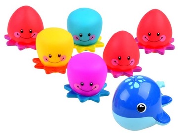 Игрушка для ванной Кит и осьминоги ZA3378