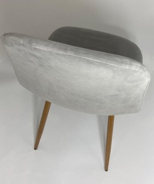 JYSK JONSTRUP светло-серый бархатный чехол на стул в скандинавском стиле