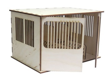 КОНЮШНЯ ИЗ ФАНЕРЫ ДЛЯ ФИГУР ЛОШАДЕЙ KQ61