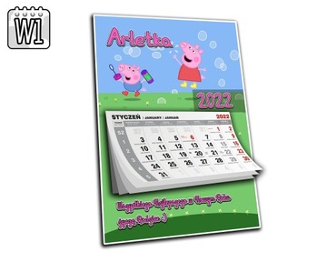 КАЛЕНДАРЬ А4 СВИНКА ПЕППА ИМЯ ПОЖЕЛАНИЯ - 2023