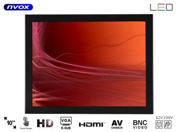 Сенсорный светодиодный монитор с открытой рамкой, 10 дюймов, VGA, HDMI, США