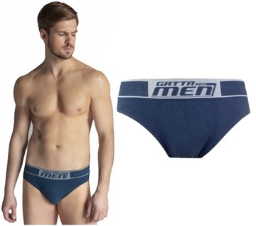 GATTA SLIPY MAJTKI BAWEŁNA OCEAN BLUE NIEBIESKI XXL