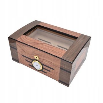 Cygarowy Humidor Klasyczny dwuwarstwowy pojemnik