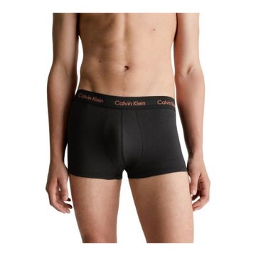 CALVIN KLEIN BOKSERKI MĘSKIE MAJTKI LOW RISE TRUNK 3PK CZARNE r.M