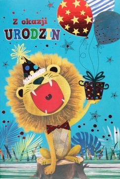 Kartka urodzinowa dla Dziecka Przestrzenna H2676