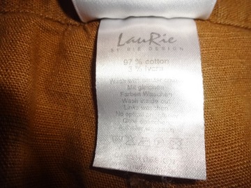 Spodnie LauRie 50 na suwak bawełniane bojówki