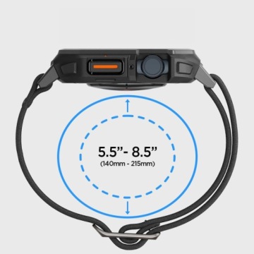 Чехол с ремешком для Apple Watch 9/8/7 SE/6/5/4 45/44мм, Spigen Lite Fit Pro