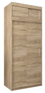 Szafa przesuwna TOMI - 100 cm ZESTAW