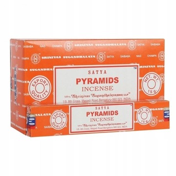 NATURALNE KADZIDŁO SATYA PYRAMIDS 15G
