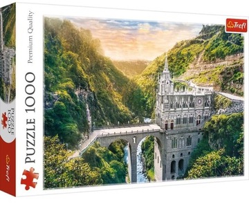 Puzzle 1000 elementów. Sanktuarium Las Lajas, Kolumbia