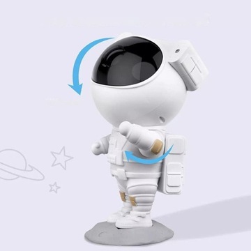 PROJEKTOR GWIAZD NIEBA LED LAMPKA NOCNA ASTRONAUTA