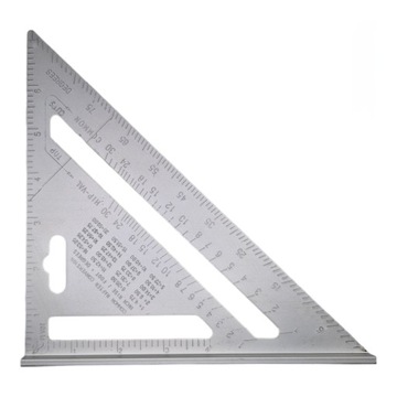KĄTOWNIK CIESIELSKI STOLARSKI BUDOWLANY ALUMINIOWY 185mm PRZYMIAR LINIOWY