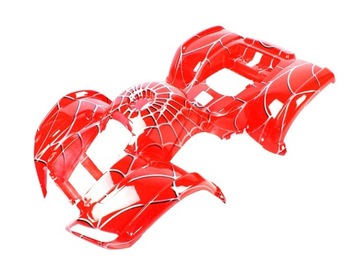 PLASTIK GŁÓWNY ATV 110 125 CZERWONY SPIDER FUXIN