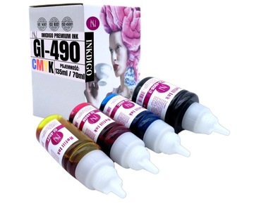 4x Tusz zamiennik CANON PIXMA G3411 G1411 GI-490XL