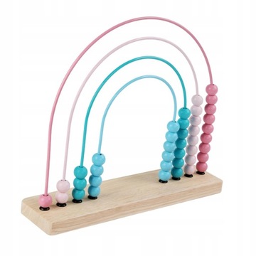 Drewniane Macaron Abacus dla dzieci
