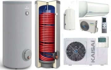 Pompa ciepła do SAMODZIELNEGO MONTAŻU 8kW KAISAI + KLIMTYZATOR GRATIS