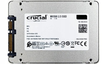 Твердотельный накопитель CRUCIAL MX500 емкостью 500 ГБ