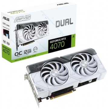 ASUS GeForce RTX 4070 DUAL OC WHITE 12GB DLSS 3