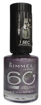Rimmel lakier do paznokci 60 seconds 608 Rock Republic