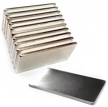 Magnesy NEODYMOWE Płytkowy 15x10x2 mm MOCNY N42 silny prostokątny sztabkowy