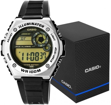 Hodinky Casio MWD-100H-9AVEF 10 BAR Na plávanie Un