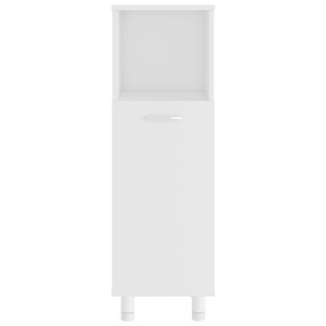 vidaXL Шкаф для ванной комнаты Белый 30x30x95 см, материал дерева