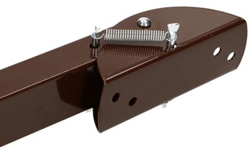 PODPÓRKA DO DRZWI 30 CM BRĄZOWA NÓŻKA PROSTOKĄTNA