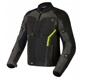 Kurtka Rebelhorn Borg Dark Grey/Flo Yellow XXL