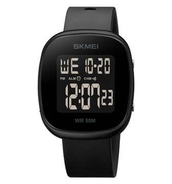 Zegarek damski SKMEI LED czarny 12/24 h of113