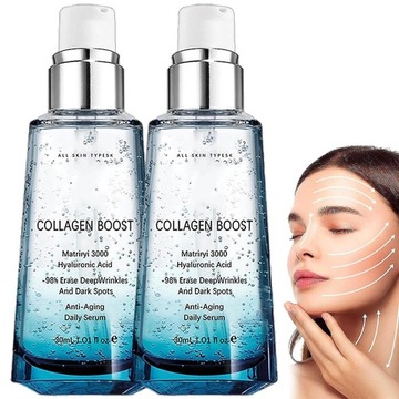 Collagen Boost Anti-Aging Serum z kwasem hialuronowym do nawilżania twarzy