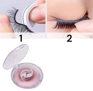 БЕСКЛЕЕВЫЕ САМОКЛЕЯЩИЕСЯ ВОДОНЕПРОНИЦАЕМЫЕ РЕСНИЦЫ 1 ПАРА