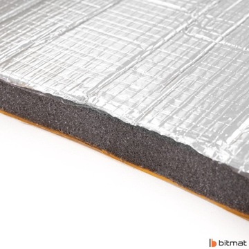 FOAM MAT АЛЮМИНИЕВАЯ ЗВУКОВАЯ ФОЛЬГА 2 СМ Звукоизоляция двигателя 20 мм