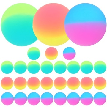 30 szt. Odbijające się piłki dla dzieci Plastikowe kulki do zabawy