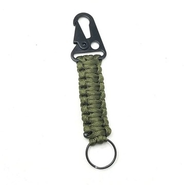 1/2pcs Carabiner Umbrella Rope Keychain Outdoor