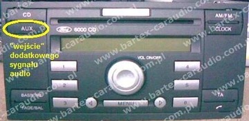 УГЛОВОЙ РАЗЪЕМ AUX FORD MONDEO 6000 CD КЛЮЧИ ФОКУСА