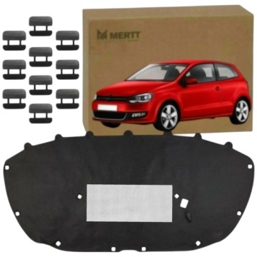 VW POLO MK5 V HB 6R 2009-2017 WYCISZENIE Schalldämmung DES MOTORS PODBITKA MATA | thumb 2