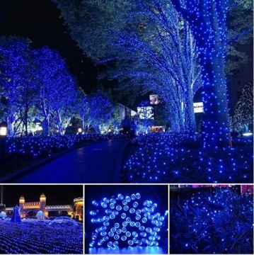 РОЖДЕСТВЕНСКОЕ ДЕРЕВО ОГНИ 100 ПРИВЕЛО ОТКРЫТЫЙ ПОСТОЯННАЯ ВСПЫШКА СИНИЙ