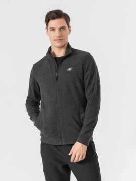 BLUZA POLAROWA MĘSKA 4F CIEPŁY POLAR TERMOAKTYWNY LIMITOWANA SPORT AW23M247