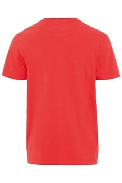 Duży T-shirt Czerwony z Kieszonką Camel Active