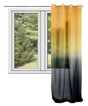 Firana Cieniowana WOAL OMBRE 145x250 Zasłona 7C25B