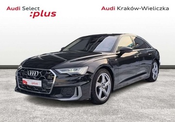 Audi A6 C8 Limousine Plug-In Facelifting 2.0 50 TFSI e 299KM 2024 Audi A6 Limousine Odliczenie do 150 tys. PLN, Matrix, S line, aktywny temp